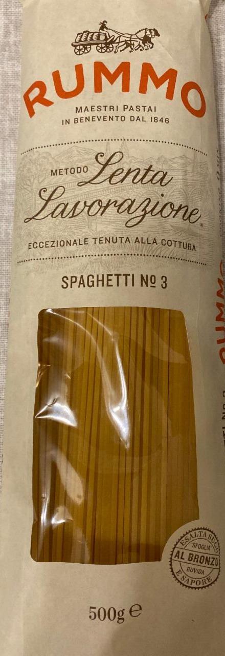 Фото - спагетти из твердых сортов пшеницы Spaghetti №3 Rummo