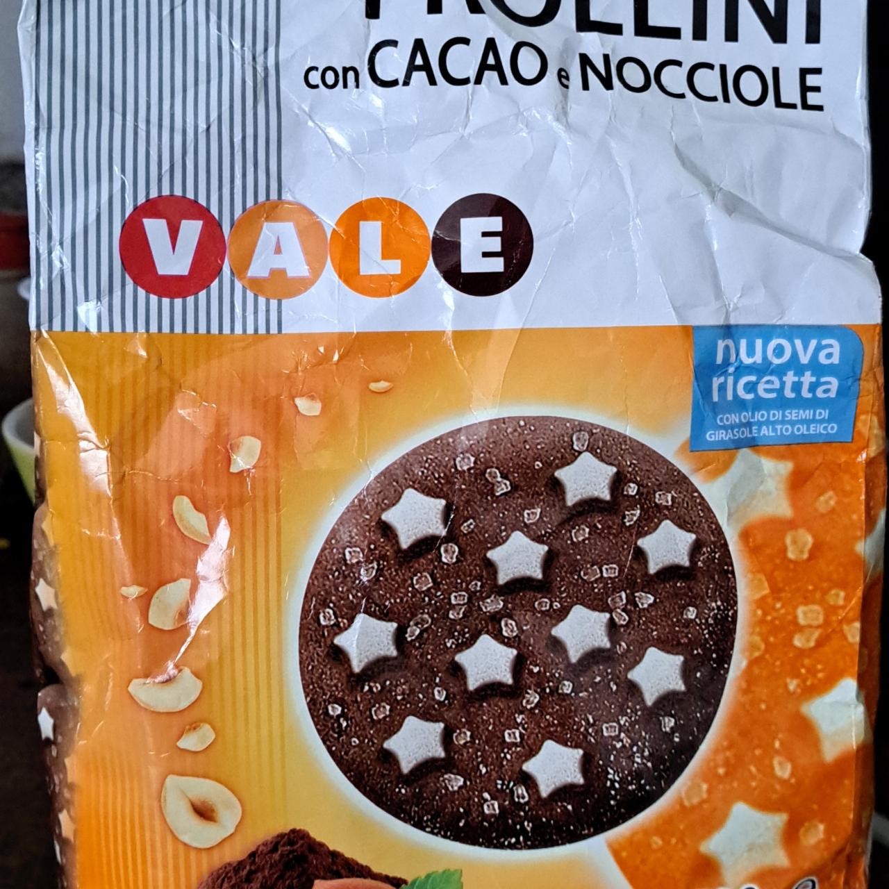 Фото - Печенье с какао и фундуком Frollini Vale
