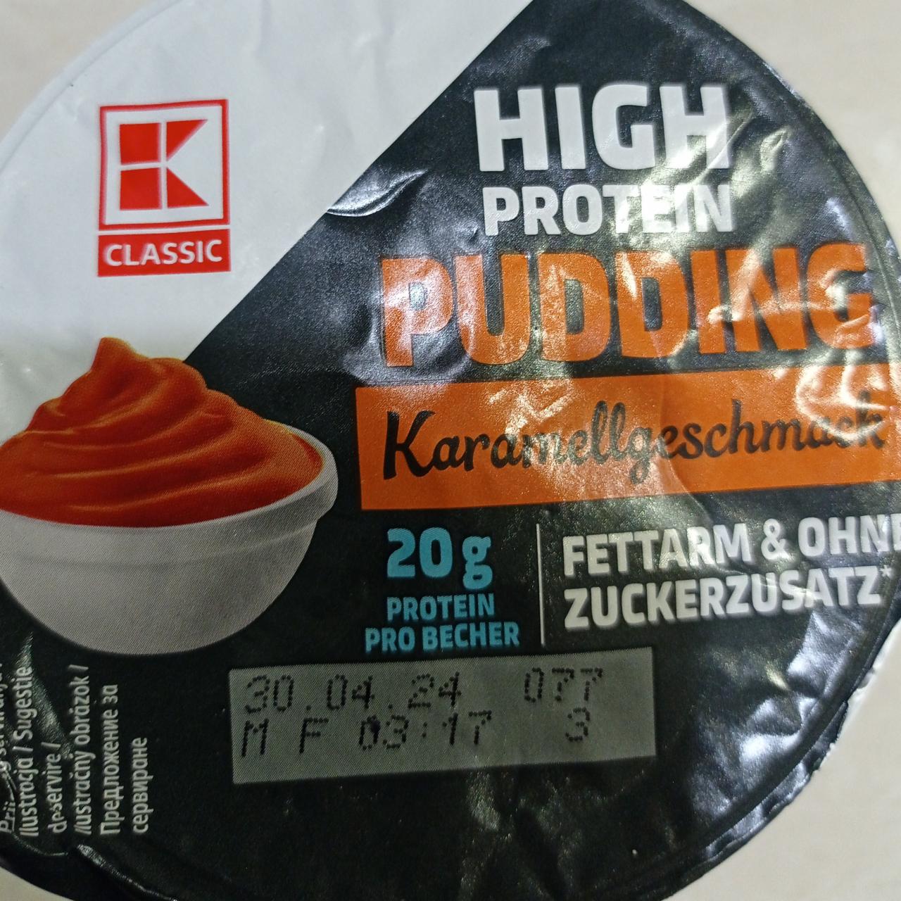 Фото - High protein pudding Karamellgeschmack K-Classic
