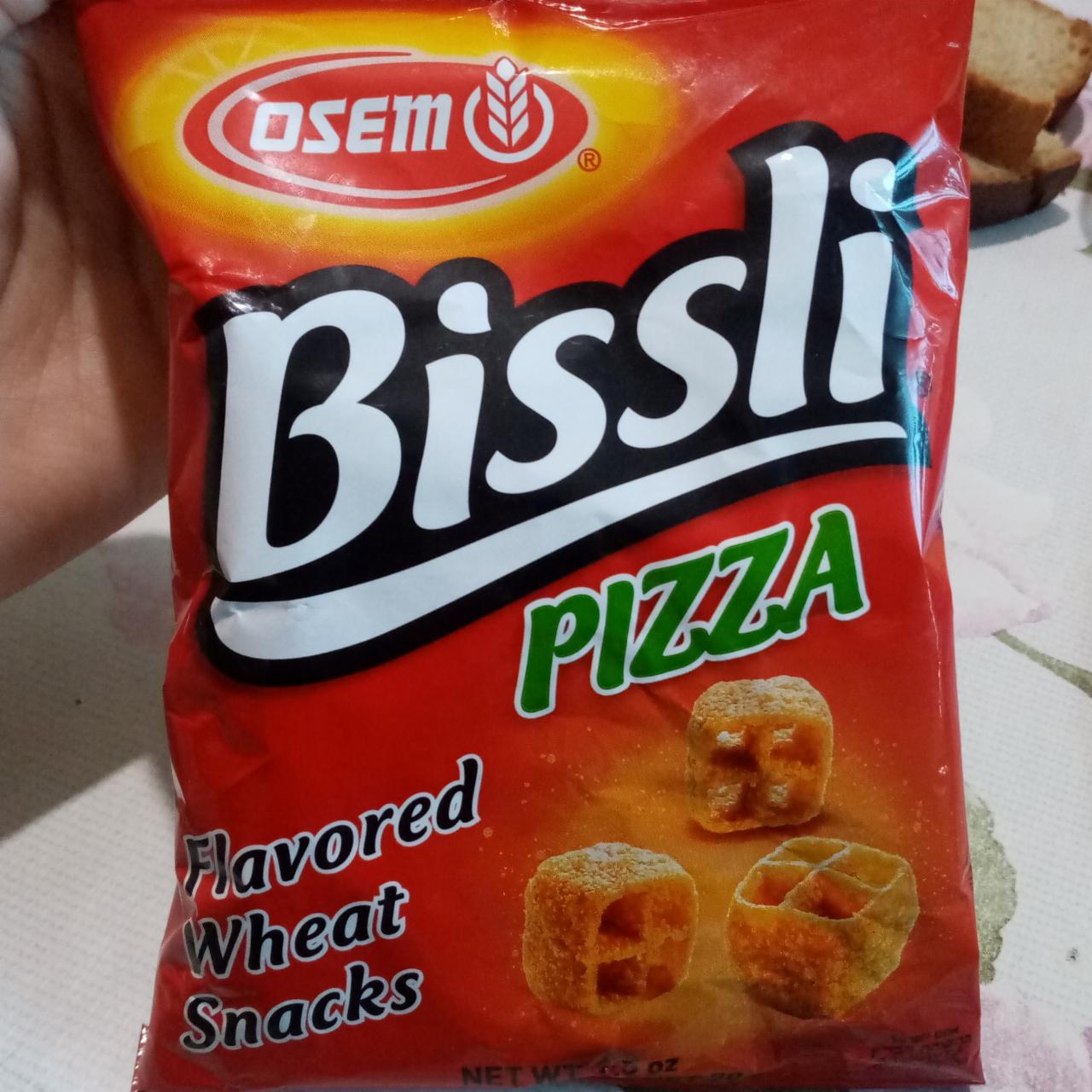 Фото - кукурузные изделия со вкусом пиццы Bissli Osem