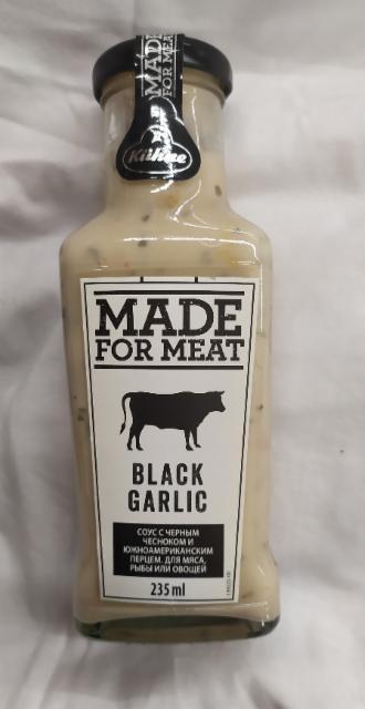 Фото - Made For meat black garlic соус с черным чесноком