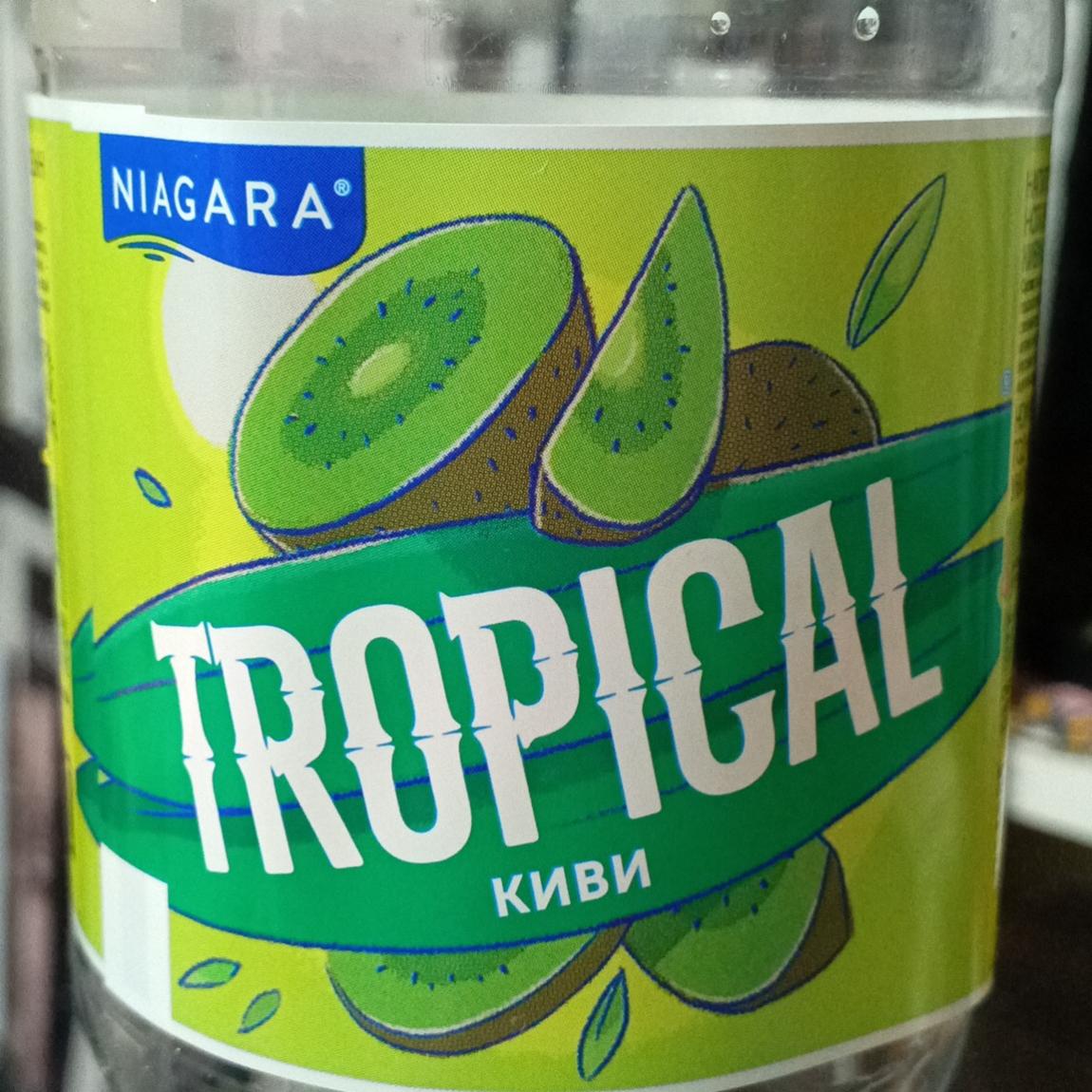 Фото - Напиток безалкогольный сильногазированный со вкусом киви Tropical Niagara
