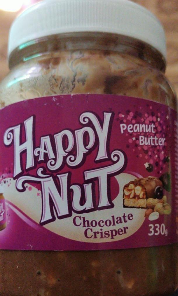 Фото - арахисовая паста криспер с кусочками Happy Nut