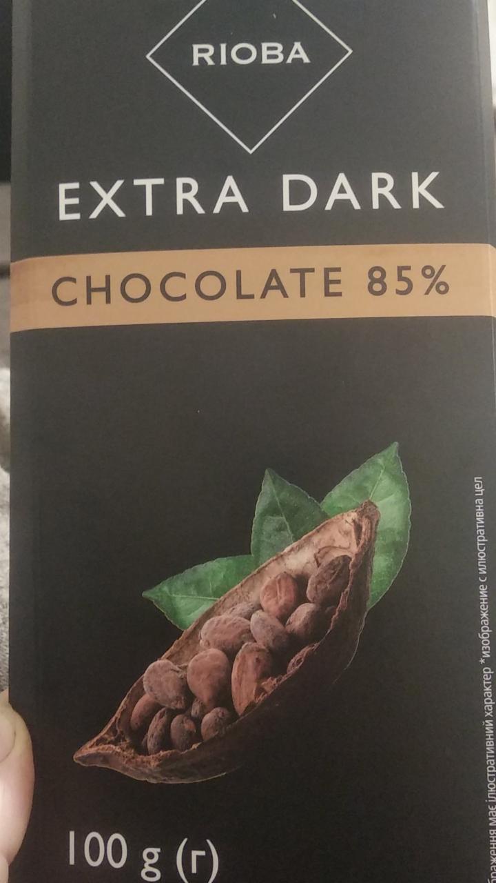 Фото - тёмный шоколад 85% какао Rioba