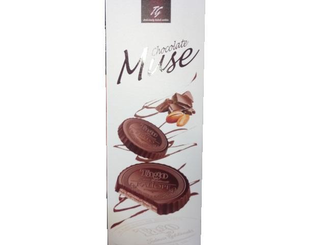 Фото - Вафли Tago Musa Chocolate с какао-ореховым кремом в молочном шоколаде