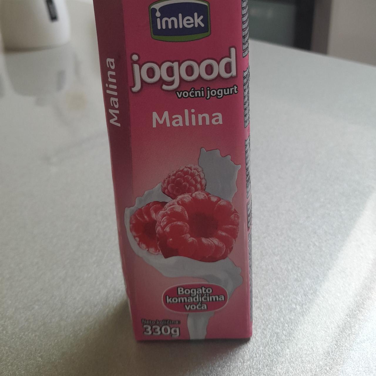 Фото - jogood малина питьевой йогурт imelk