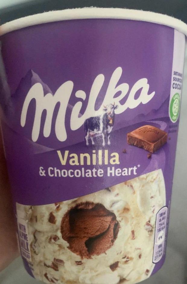 Фото - Мороженное chocolat & vanille Milka