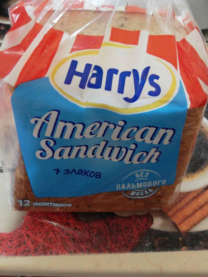Фото - Хлеб ржаной нарезной 7 злаков American sandwich Harry's