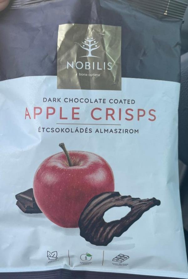 Фото - Чипсы яблочные в черном шоколаде Nobilis