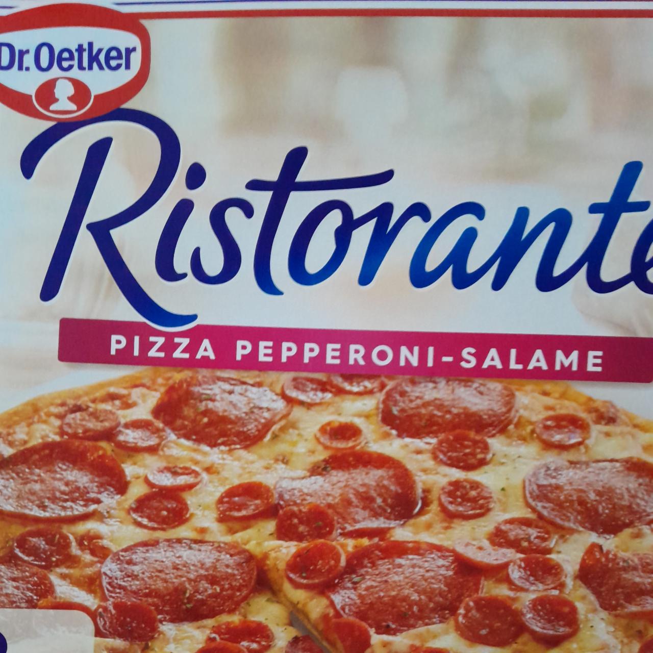 Фото - Ristirante pizza pepperoni-salame Dr. Oetker