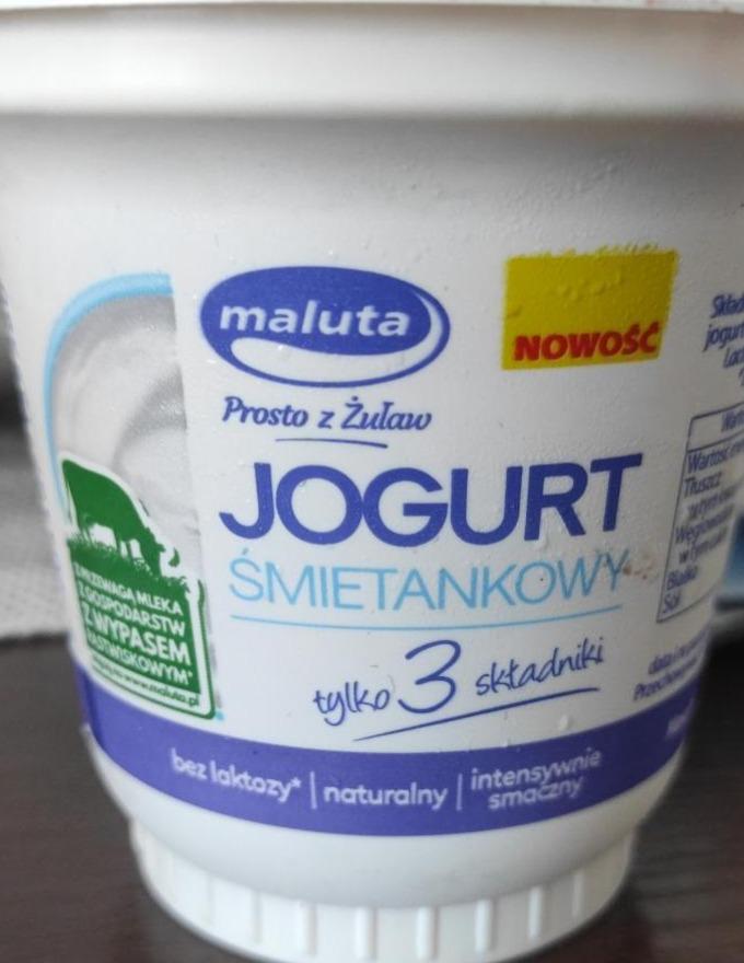 Фото - Йогурт сметанковый Jogurt śmietankowy bez laktozy Maluta