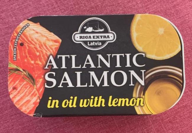 Фото - Лосось атлантический в масле с ароматом лимона Atlantic Salmon Riga Extra