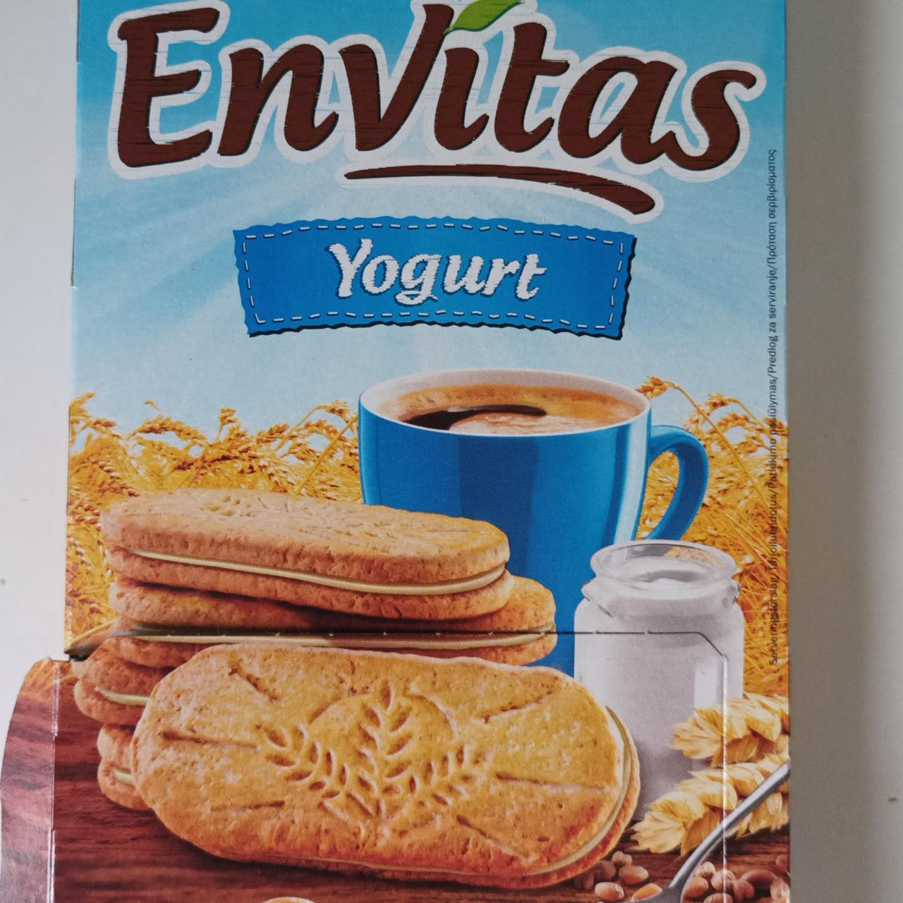 Фото - Печенье Envitas Yogurt со вкусом йогурта Sondey