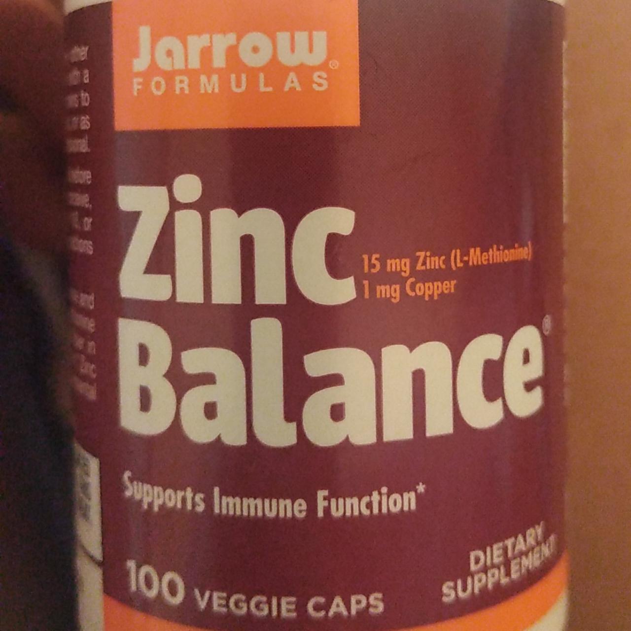 Фото - Zinc Balance Jarrow Formulas