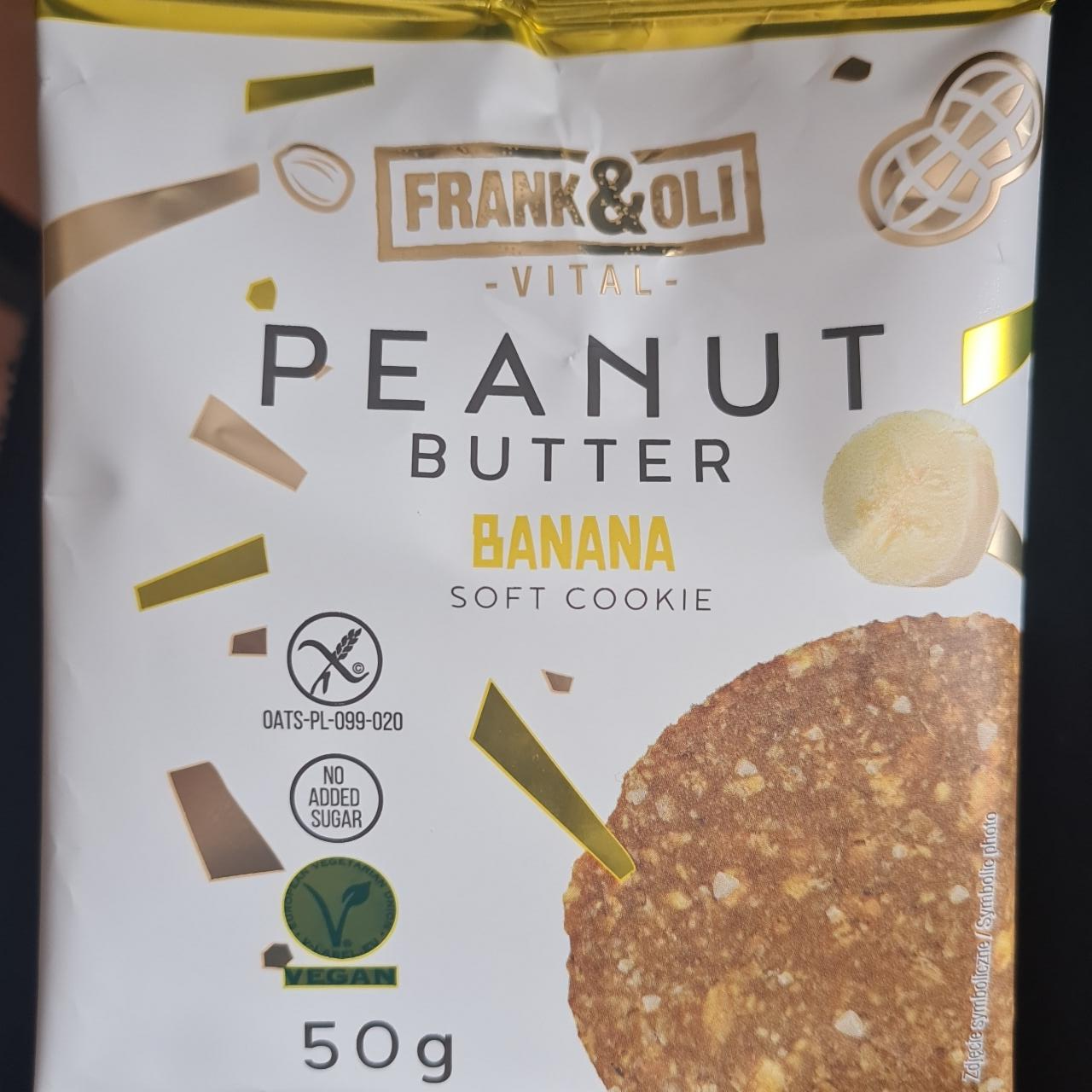 Фото - мягкое печенье арахисовая паста-банан Frank&Oli