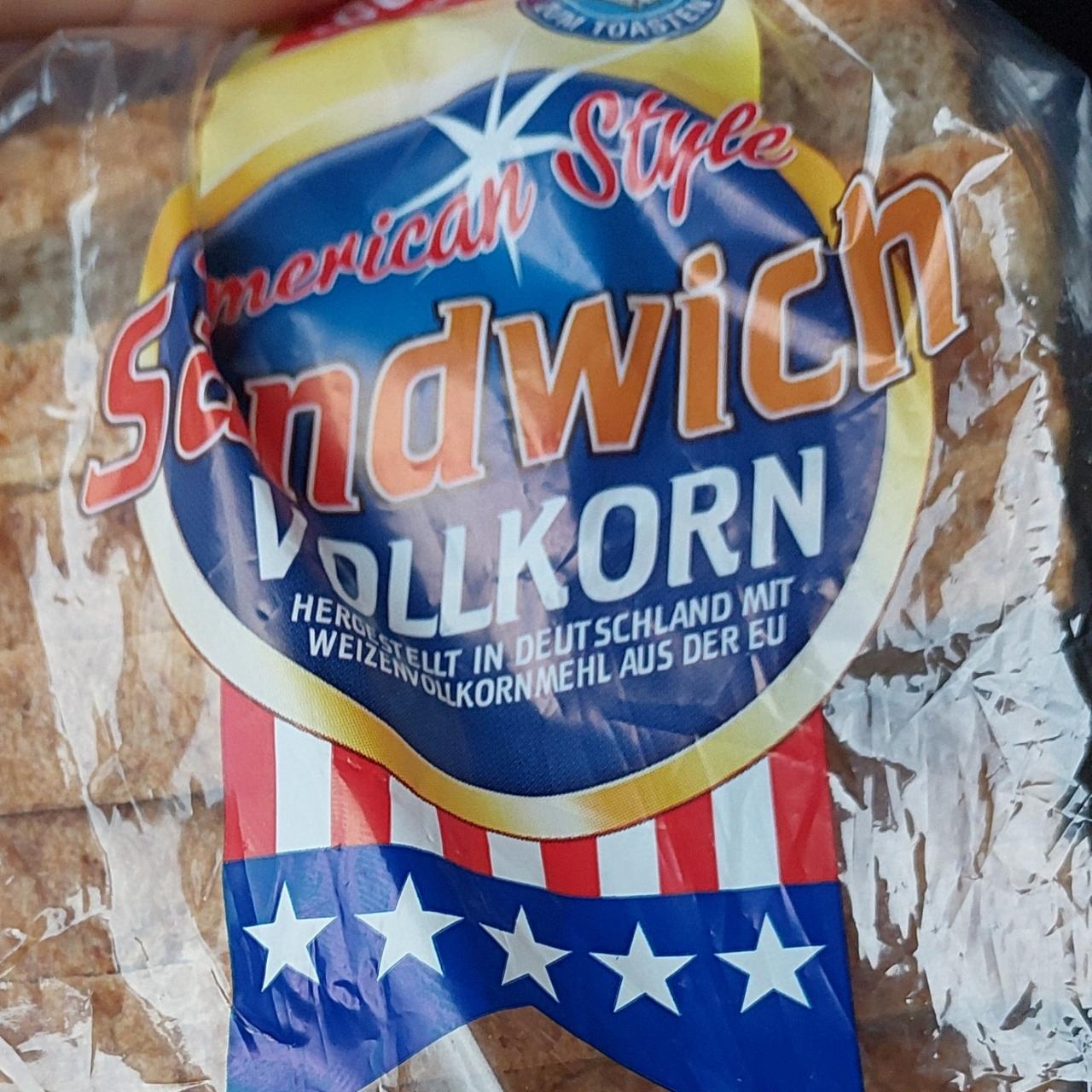 Фото - Хлеб пшеничный American Style Sandwich Vollkorn Gut&Günstig