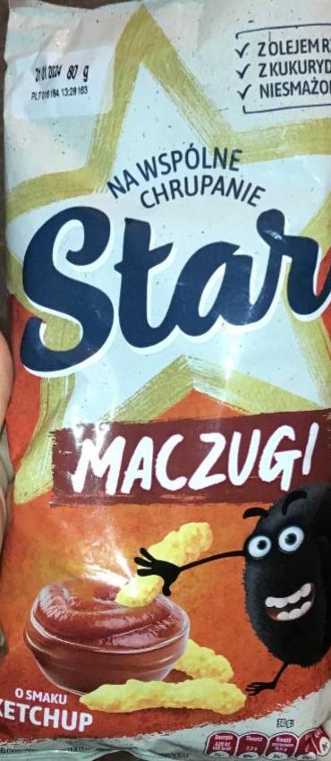 Фото - Maczugi Ketchup Flavoured Corn Snacks Star