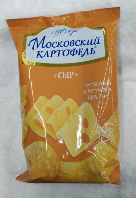 Фото - чипсы со вкусом сыра Московский Картофель