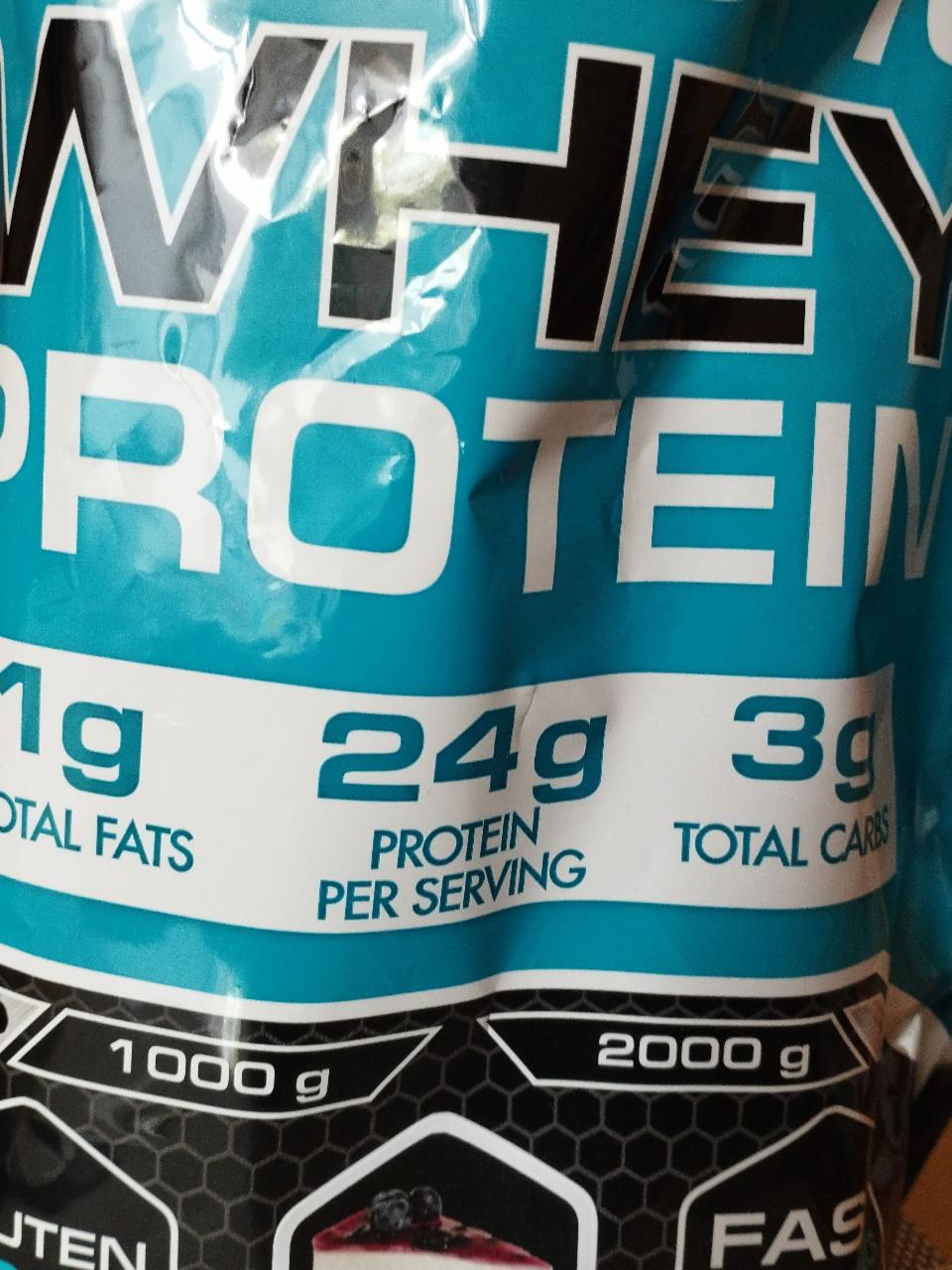 Фото - Протеин 100% Whey Protein со вкусом черничного чизкейка Powerful Progress