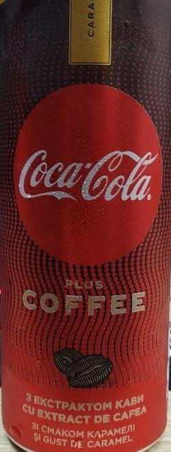 Фото - напиток с экстрактом кофе со вкусом карамели сильногазированый Plus Coffee Caramel Coca-cola