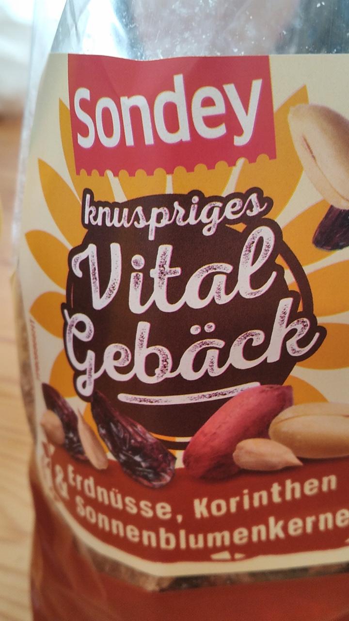 Фото - печенье с арахисом и изюмом Vital Gebäck Sondey