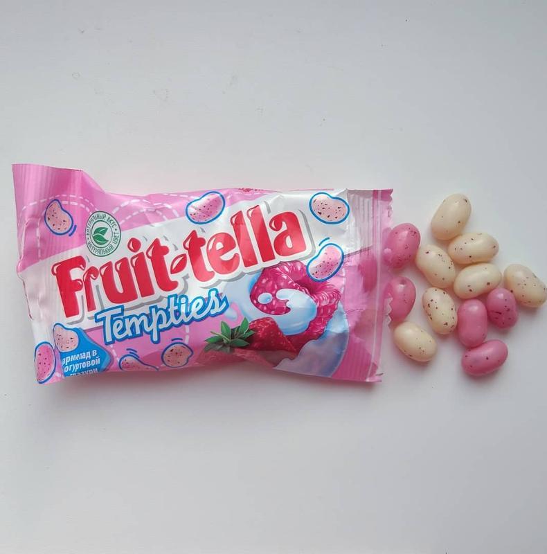 Фото - Жевательный мармелад в йогуртовой глазури со вкусами малины, клубники Tempties Фрутелла Fruittella