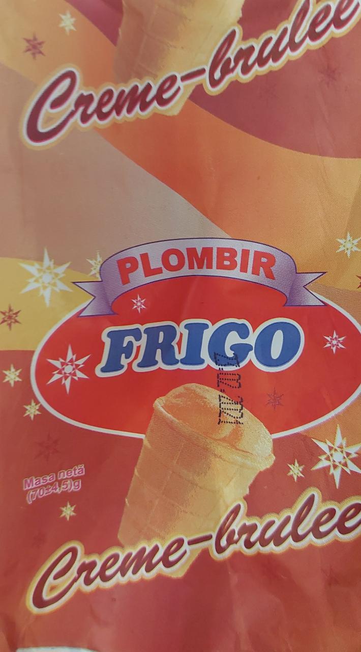Фото - creme-brulee мороженое пломбир в стаканчике крем-брюле Frigo