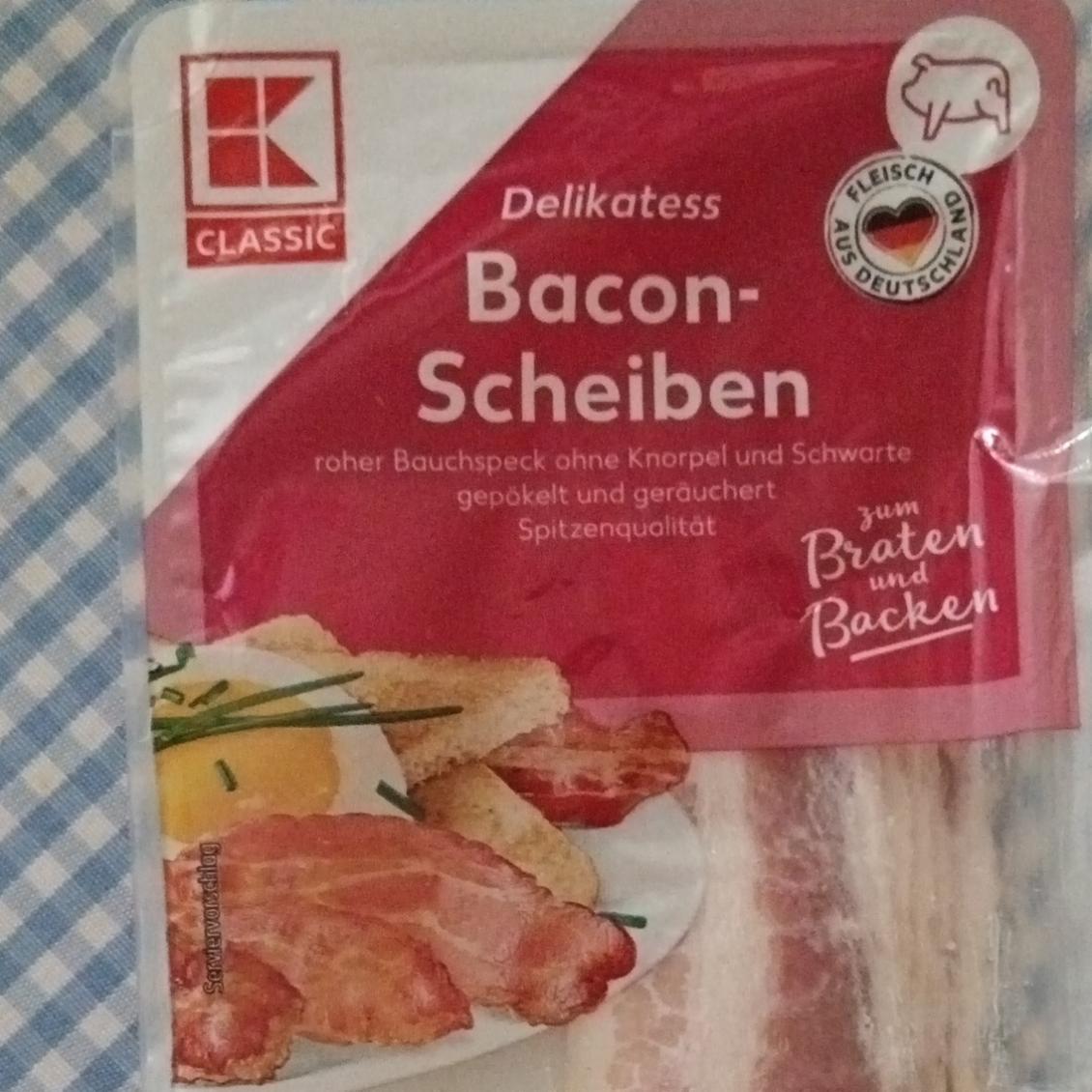 Фото - Delikatess Bacon-Scheiben K-Classic