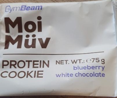 Фото - протеиновое печенье черника белый шоколад Moi Muv GymBeam