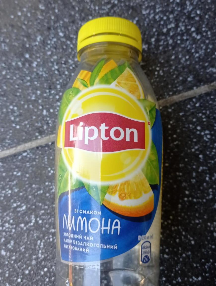 Фото - Холодный безалкогольный чай негазированный со вкусом лимона Lipton
