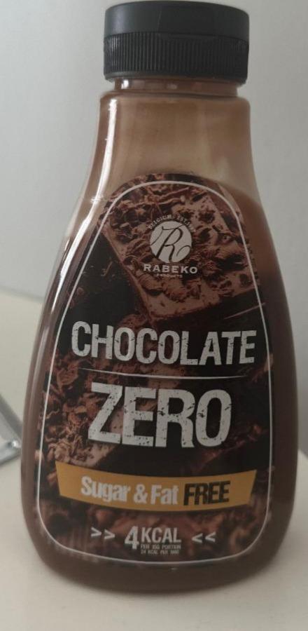 Фото - Chocolate zero sugar and fat free syrup Rabeko