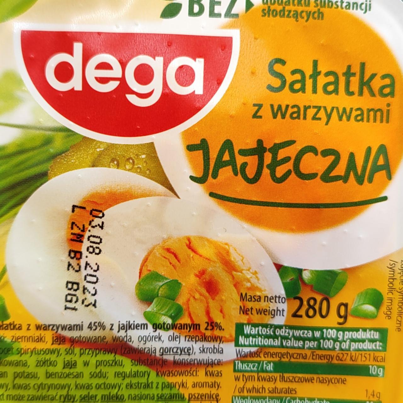 Фото - Салат с овощами яичный Salatka Jajeczna Dega