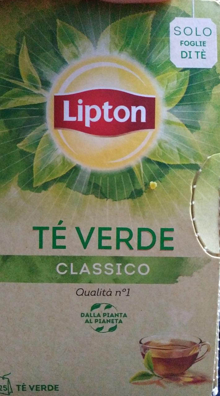 Фото - Чай Tea te verde classico Qualita Lipton Green