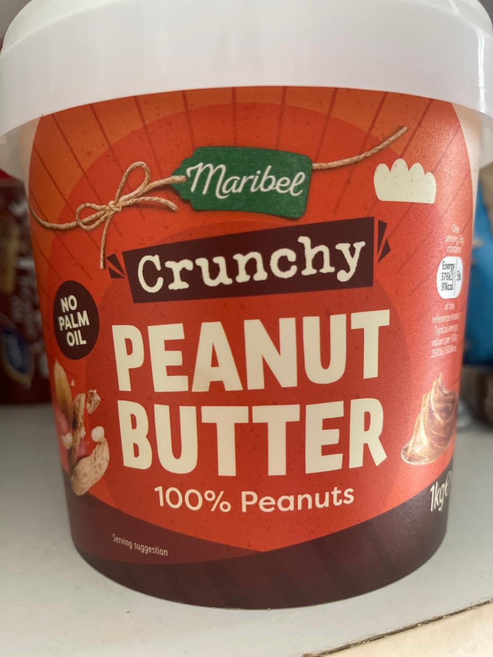 Фото - Арахисовая паста Peanut Butter Crunchy Maribel
