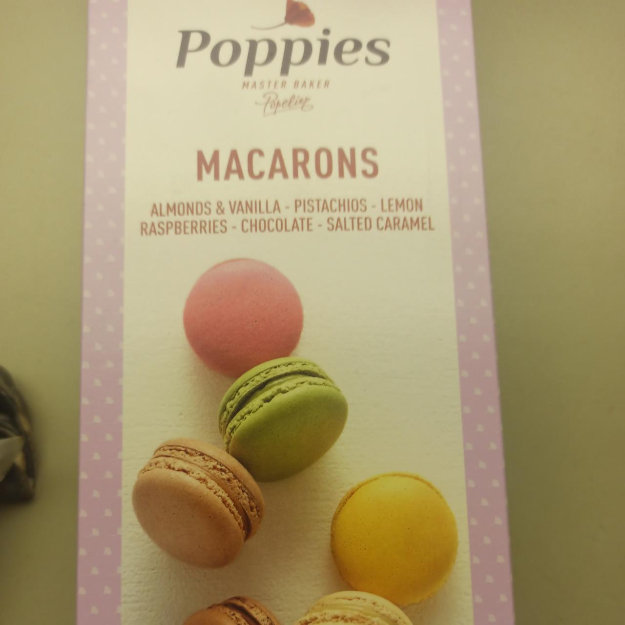 Фото - пирожные макарон ассорти вкусов Poppies