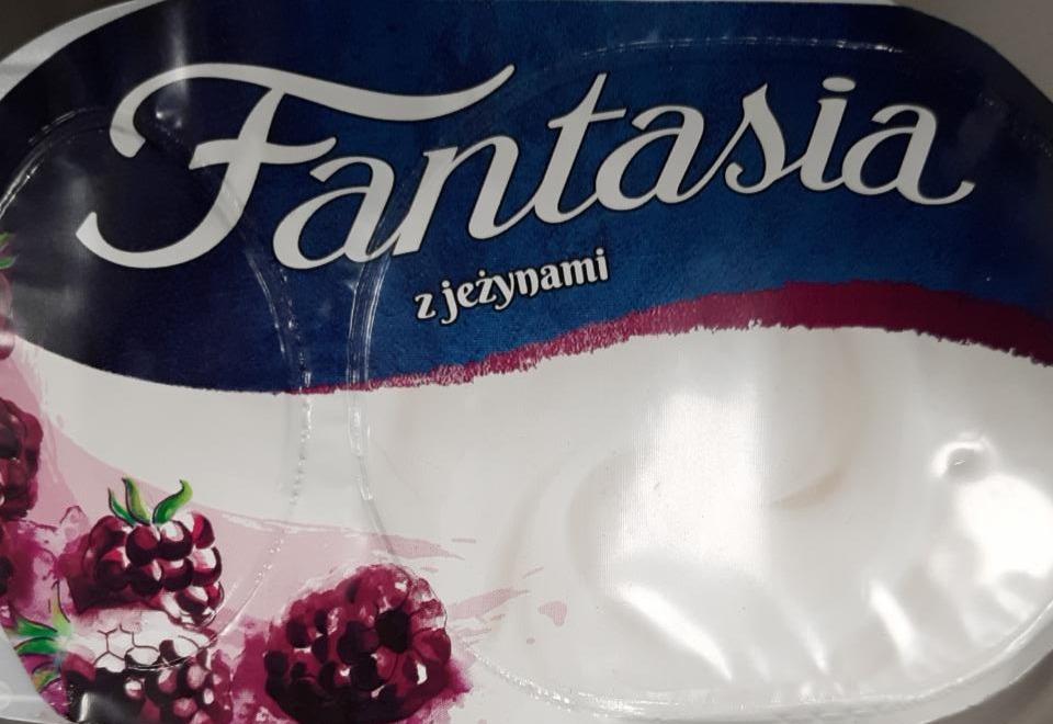 Фото - йогурт с ежевичным джемом Fantasia Danone