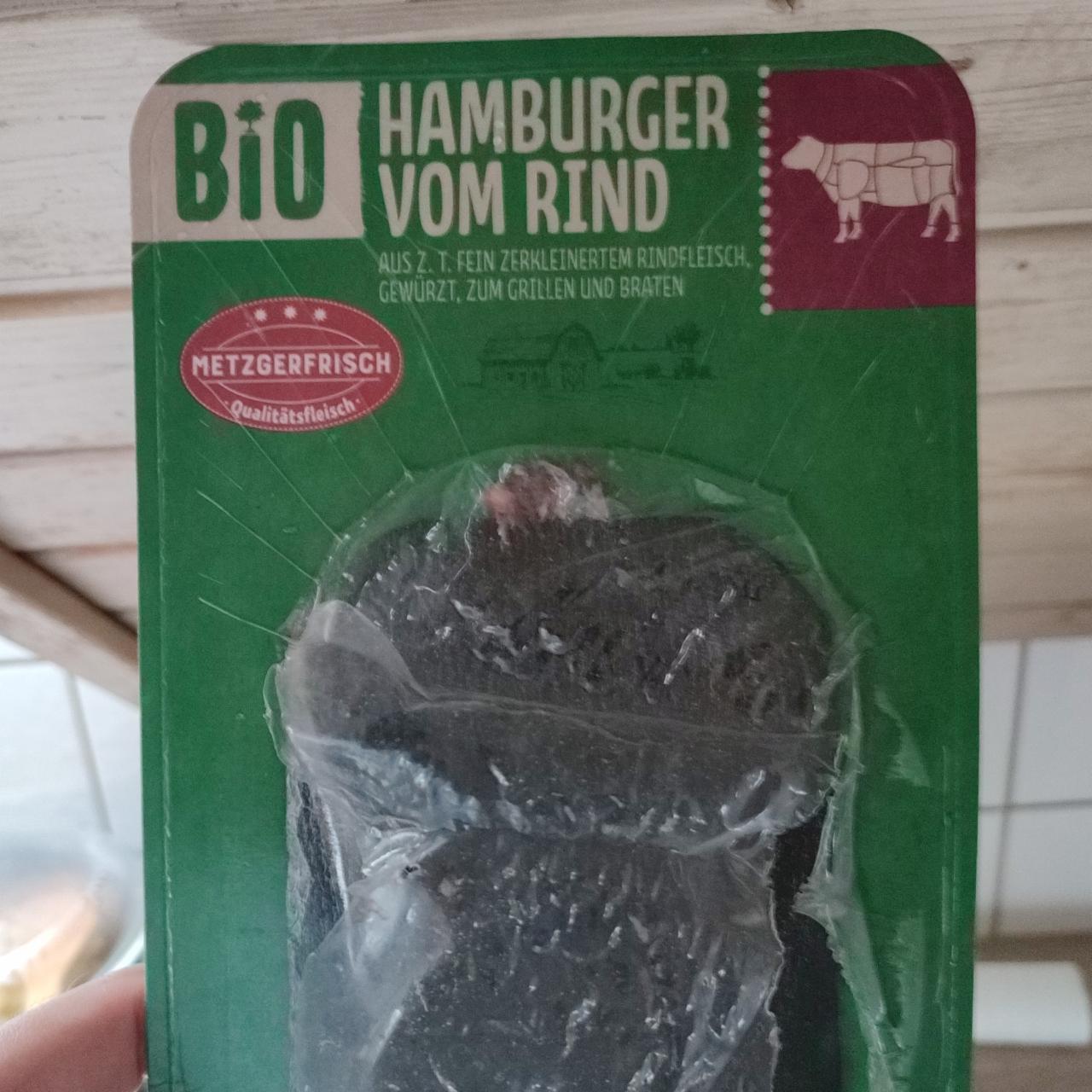 Фото - Frische Bio Hamburger Vom Rind Metzgerfrisch
