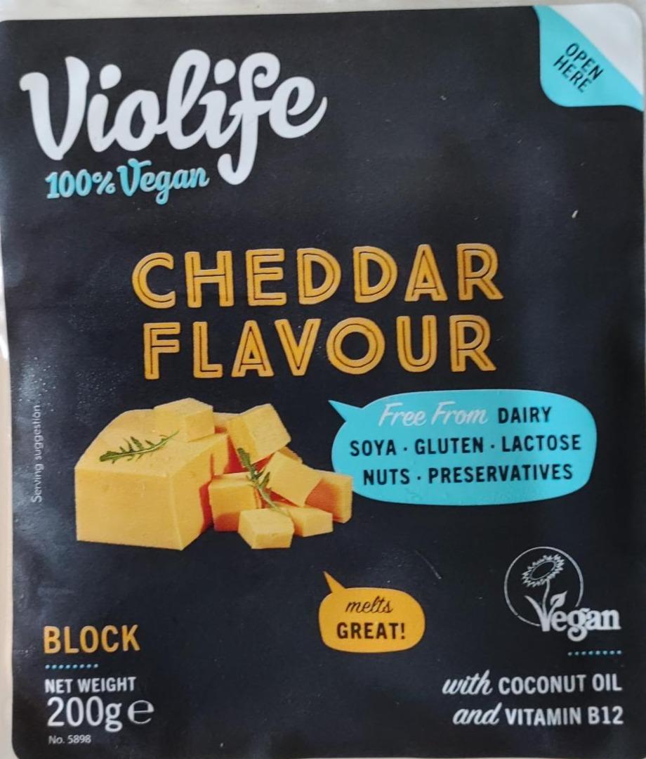 Фото - Сыр веганский со вкусом Чеддер Cheddar Flavour Violife
