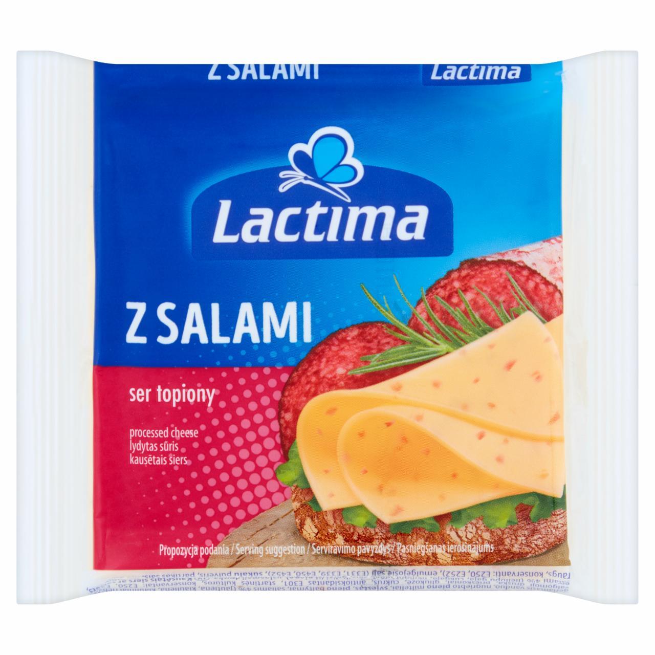 Фото - сыр плавленый с салями Lactima