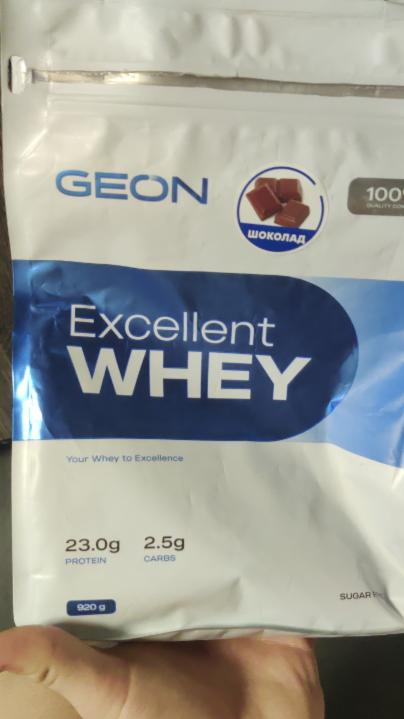 Фото - протеин с шоколадом excellen whey Geon