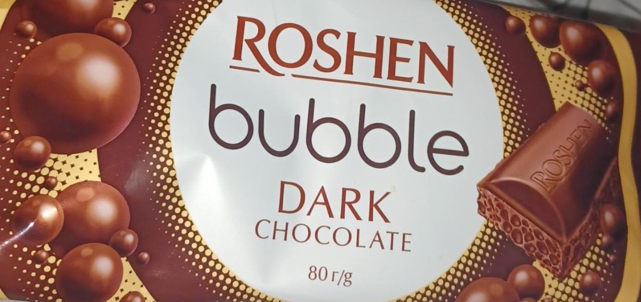 Фото - Шоколад пористый экстрачерный Dark Bubble Roshen