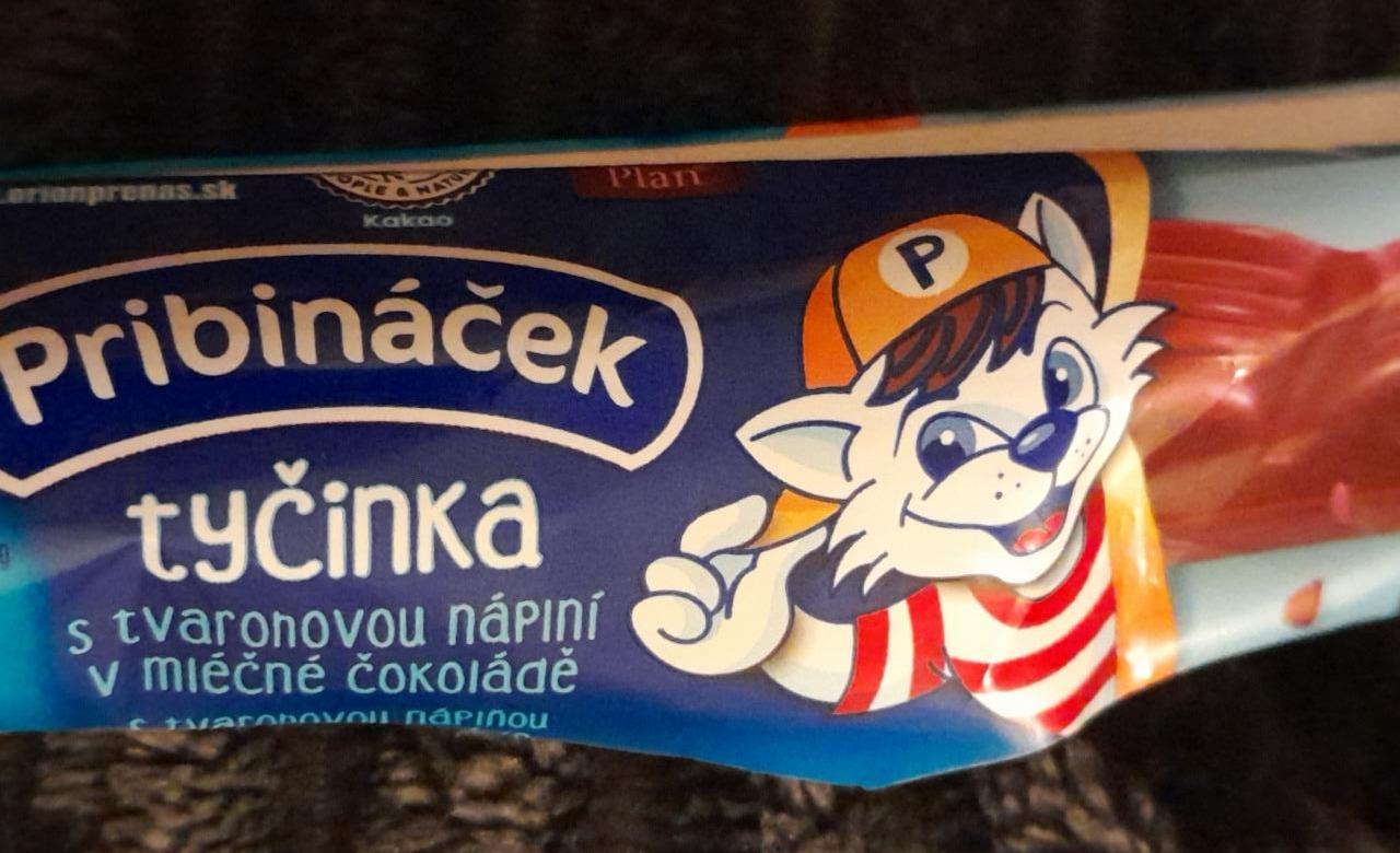 Фото - Батончик с творожной начинкой в ​​молочном шоколаде Pribinacek Tycinka Orion