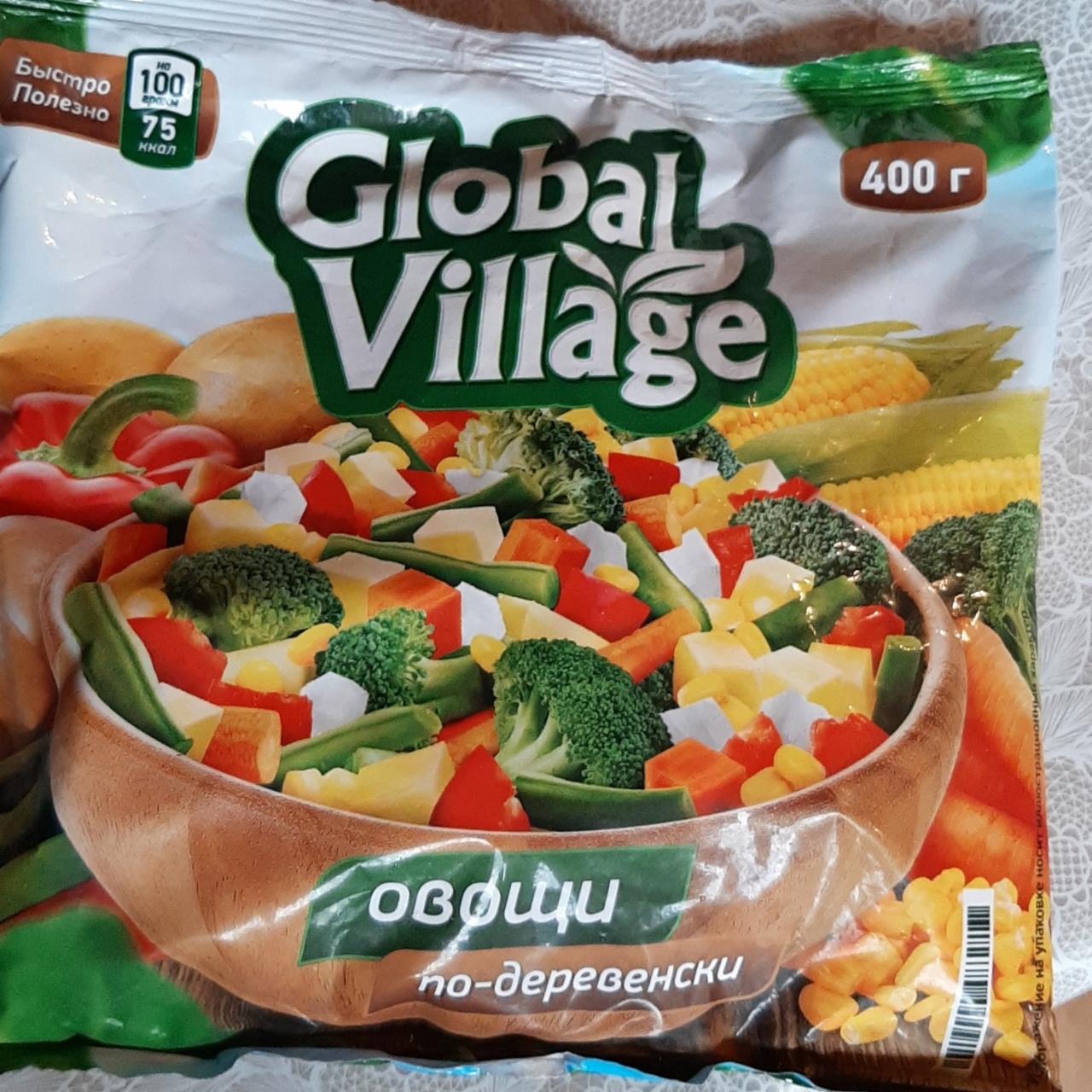 Фото - Смесь овощная быстрозамороженная Овощи по-деревенски Global Village