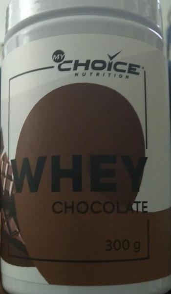 Фото - шоколадный протеин myChoise nutrition