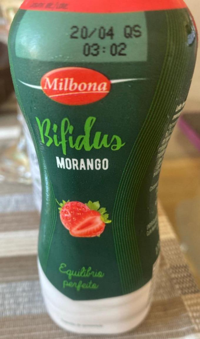 Фото - Йогурт питьевой клубничный Milbona