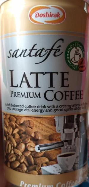 Фото - напиток безалкогольный Santafe Latte Premium Coffee кофейный негазированный Doshirak