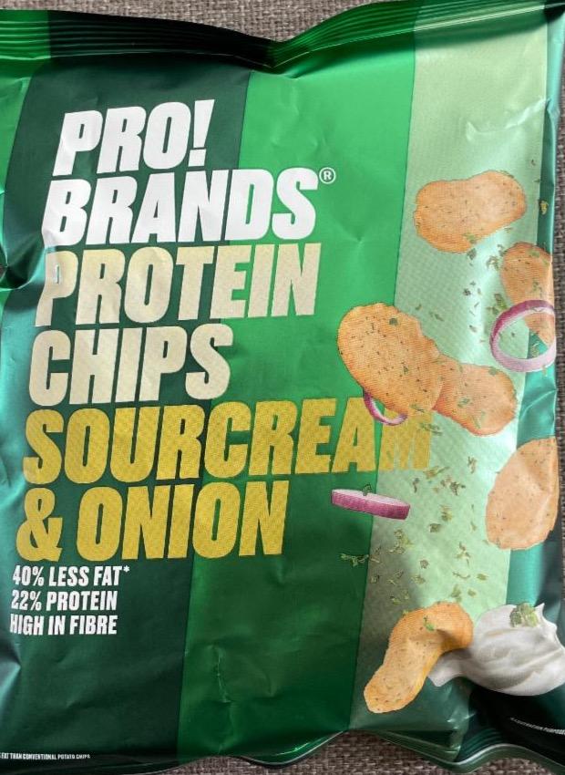 Фото - протеиновые чипсы сметана-лук Pro!brands