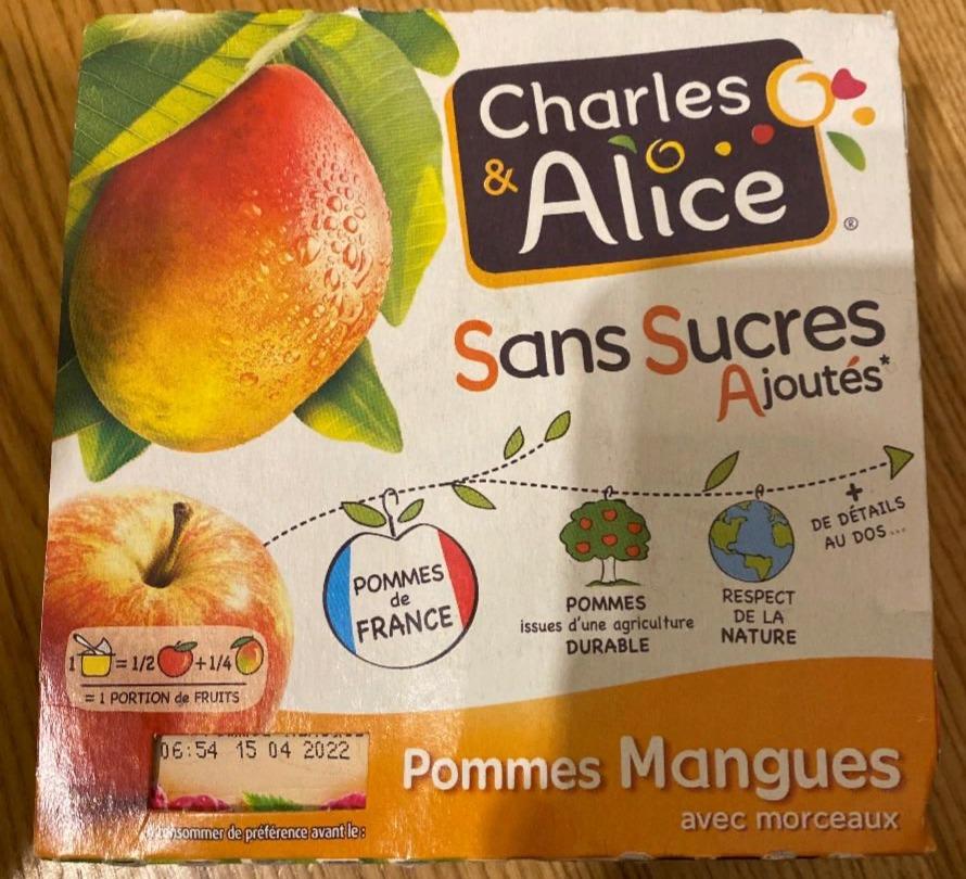 Фото - Pommes Mangues Sans Sucres Ajoutés Charles&Alice