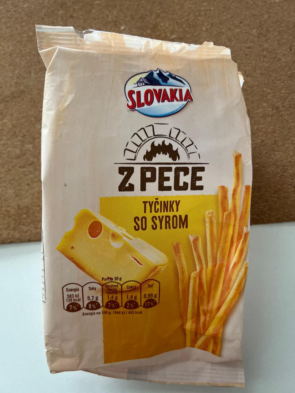 Фото - хлебные палочки со вкусом сыра Slovakia