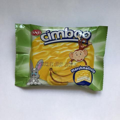 Фото - печенье с маршмеллоу с бананом Cimboo